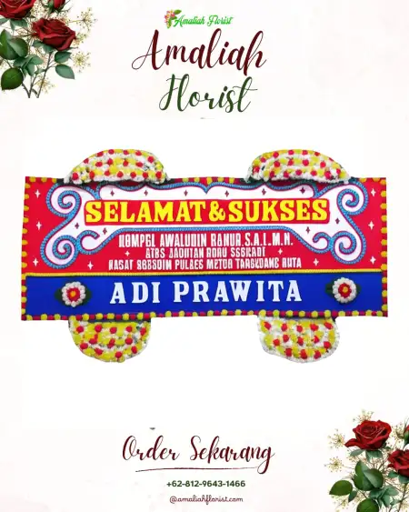 Papan Bunga Ucapan Selamat Sirangkang